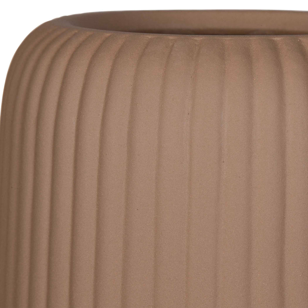 Uttermost Ridge Light Brown Vases Set/2