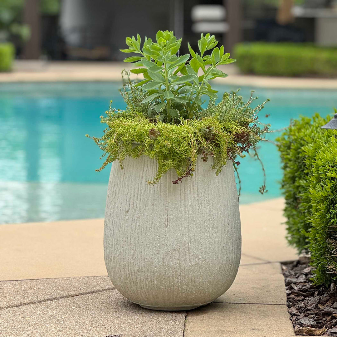 Uttermost Rustic Ridge Off-White Outdoor Planter