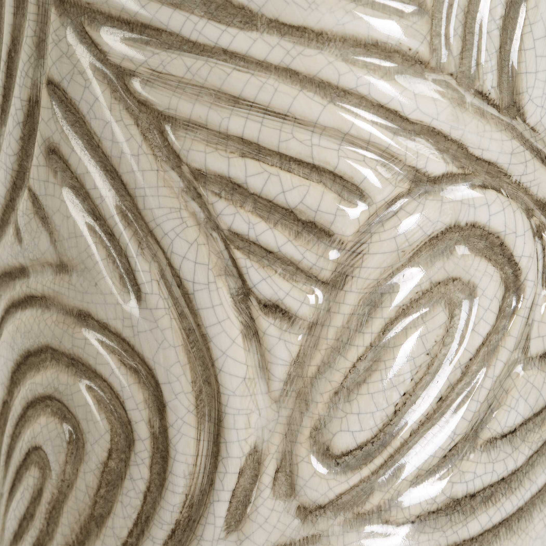 Uttermost Timber Swirl Earth Tone Vases Set/2
