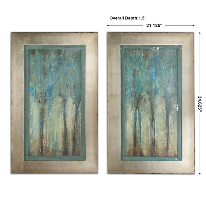 Uttermost Whispering Wind Framed Art Set/2