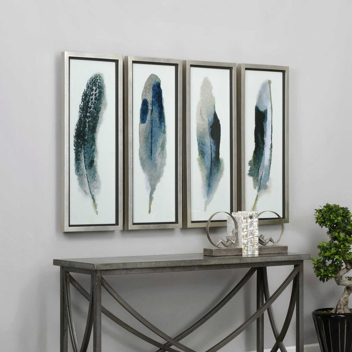 Uttermost Feathered Beauty Prints Set/4
