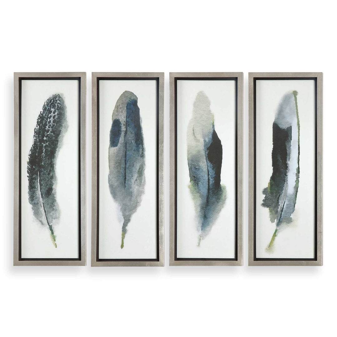 Uttermost Feathered Beauty Prints Set/4