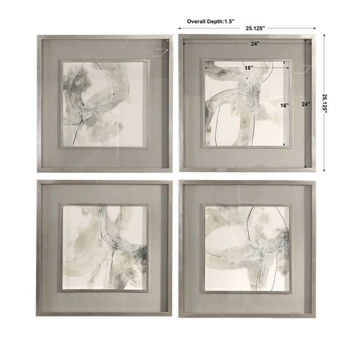 Uttermost Divination Abstract Art Set/4