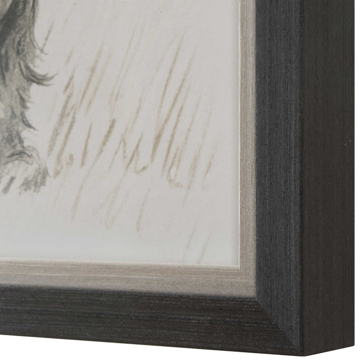 Uttermost Loyal Companion Framed Dog Prints Set/9