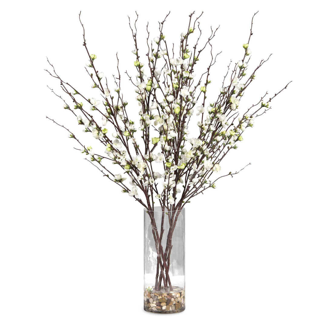 Uttermost Quince Blossoms Silk Centerpiece