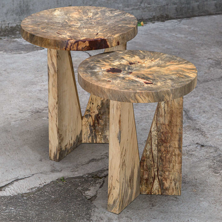 Uttermost Nadette Natural Nesting Tables Set/2