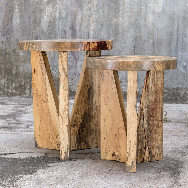 Uttermost Nadette Natural Nesting Tables Set/2