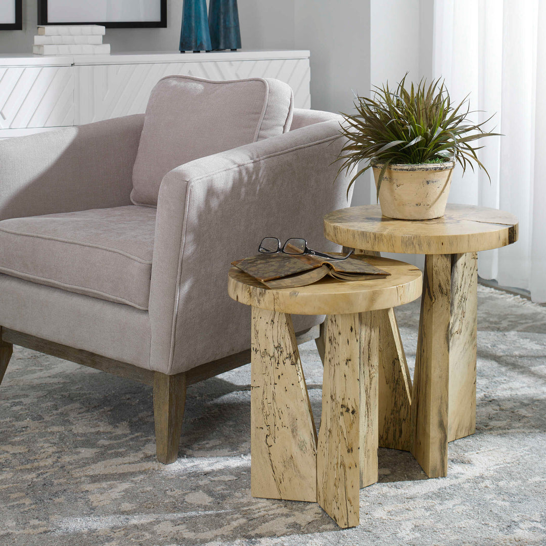 Uttermost Nadette Natural Nesting Tables Set/2