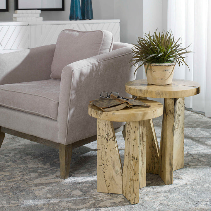 Uttermost Nadette Natural Nesting Tables Set/2