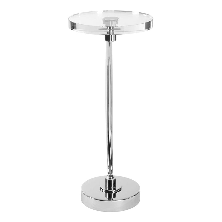 Uttermost Waveney Nickel Drink Table