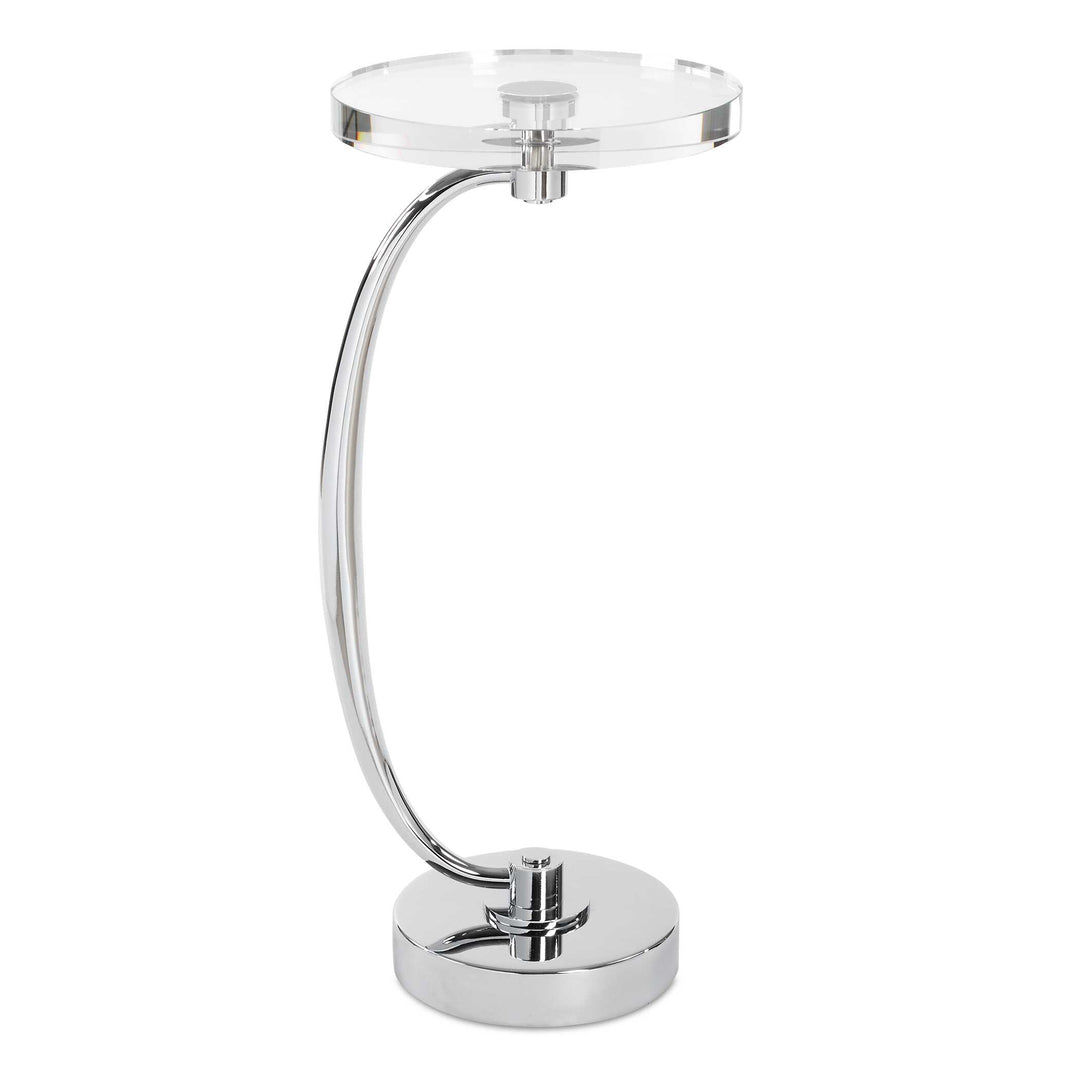 Uttermost Waveney Nickel Drink Table