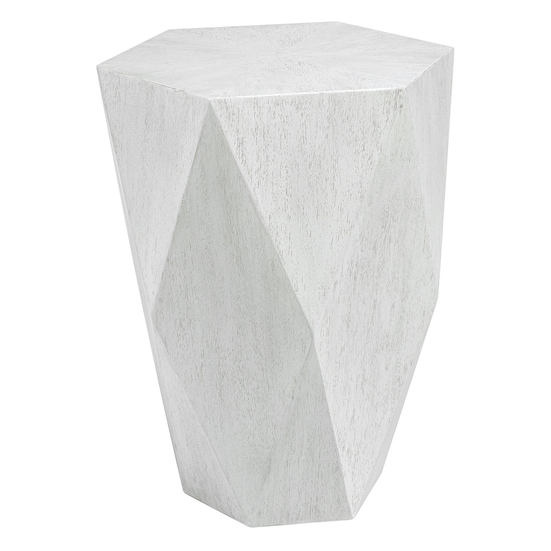 Uttermost Volker White Side Table