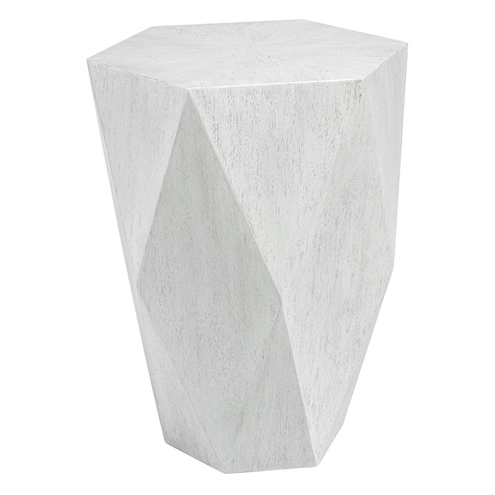 Uttermost Volker White Side Table