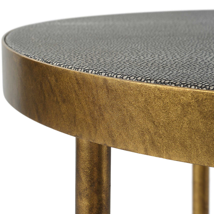 Uttermost Aragon Brass Nesting Tables Set/2