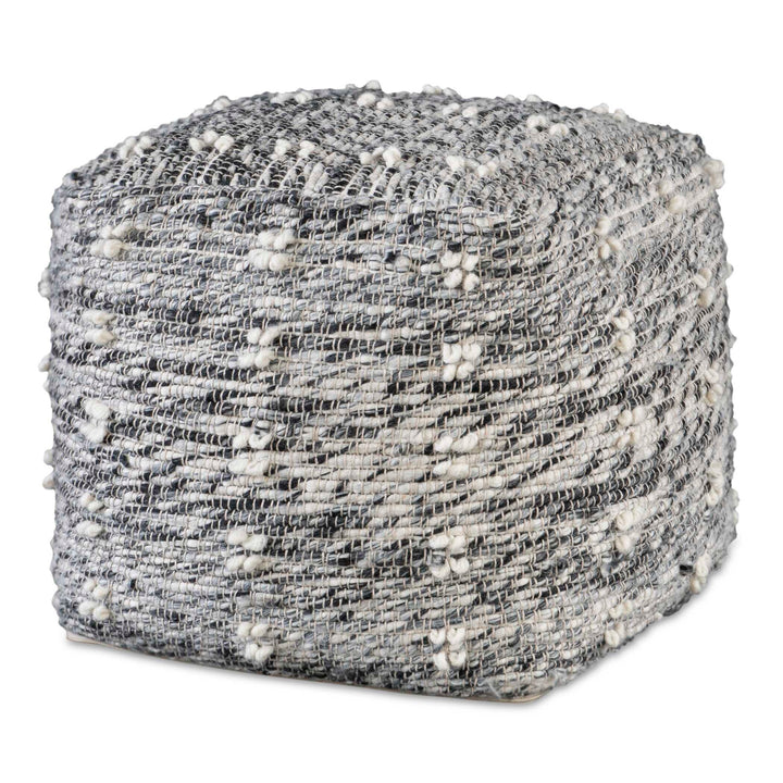 Uttermost Narol Gray Pouf