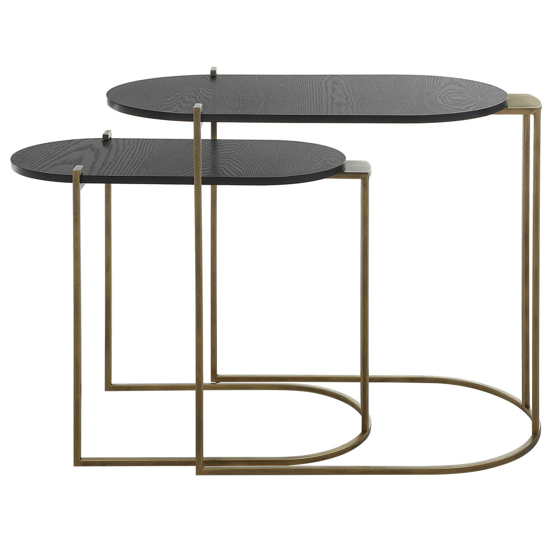 Uttermost Aztec Wood Nesting Tables Set/2