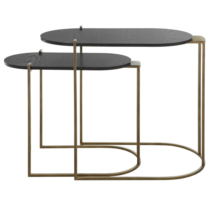 Uttermost Aztec Wood Nesting Tables Set/2
