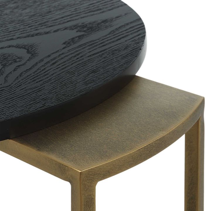Uttermost Aztec Wood Nesting Tables Set/2
