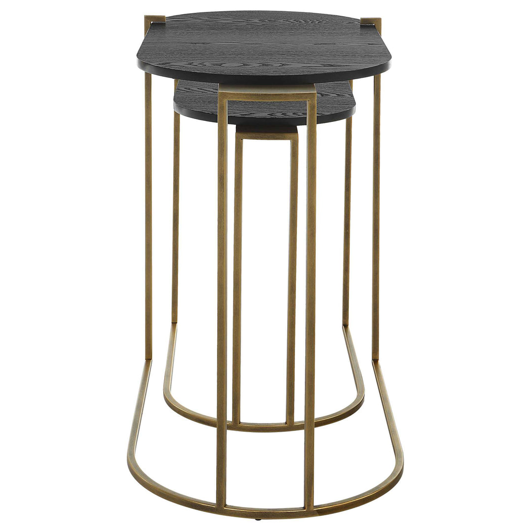 Uttermost Aztec Wood Nesting Tables Set/2