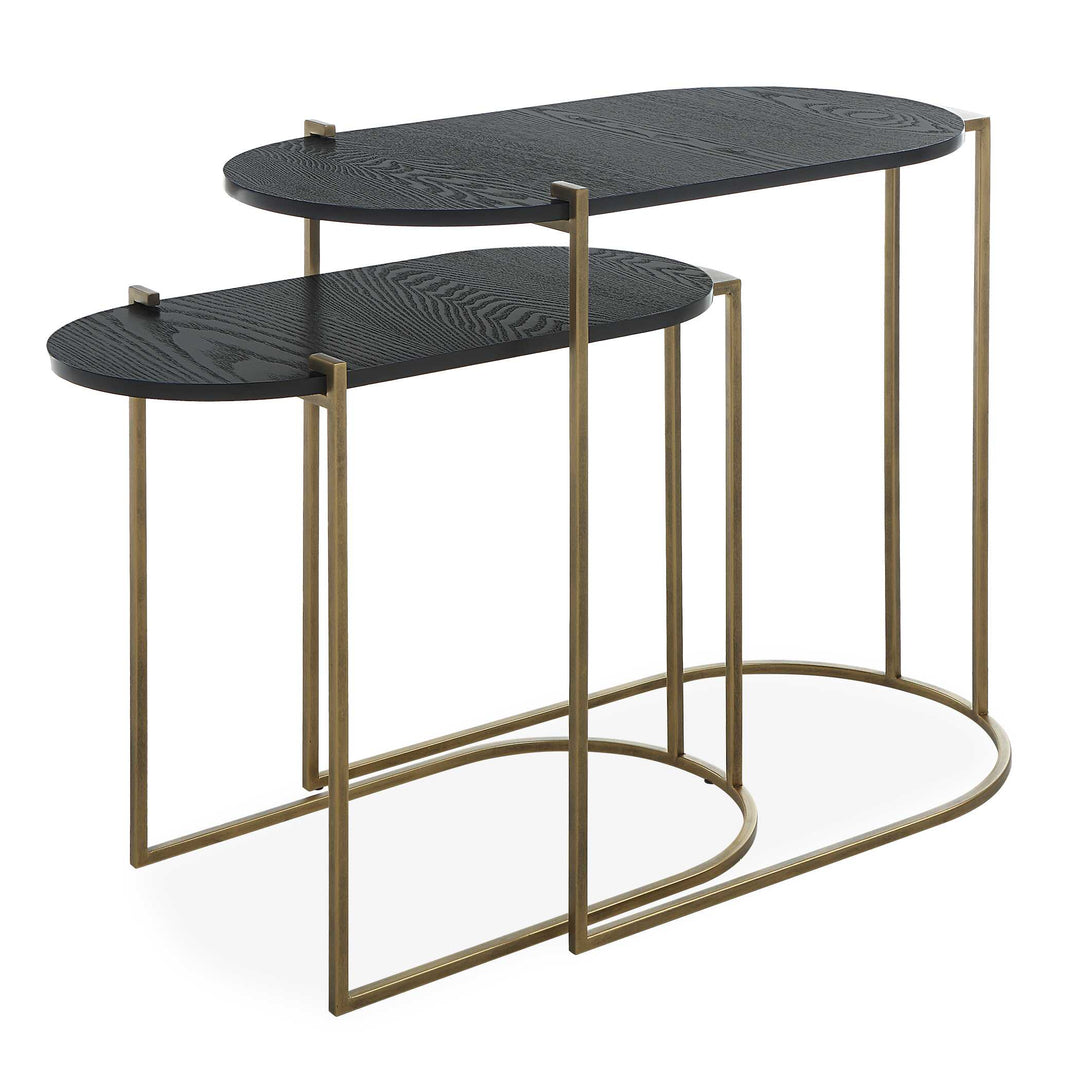Uttermost Aztec Wood Nesting Tables Set/2
