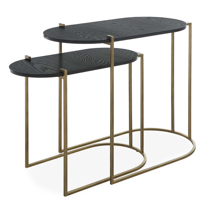 Uttermost Aztec Wood Nesting Tables Set/2