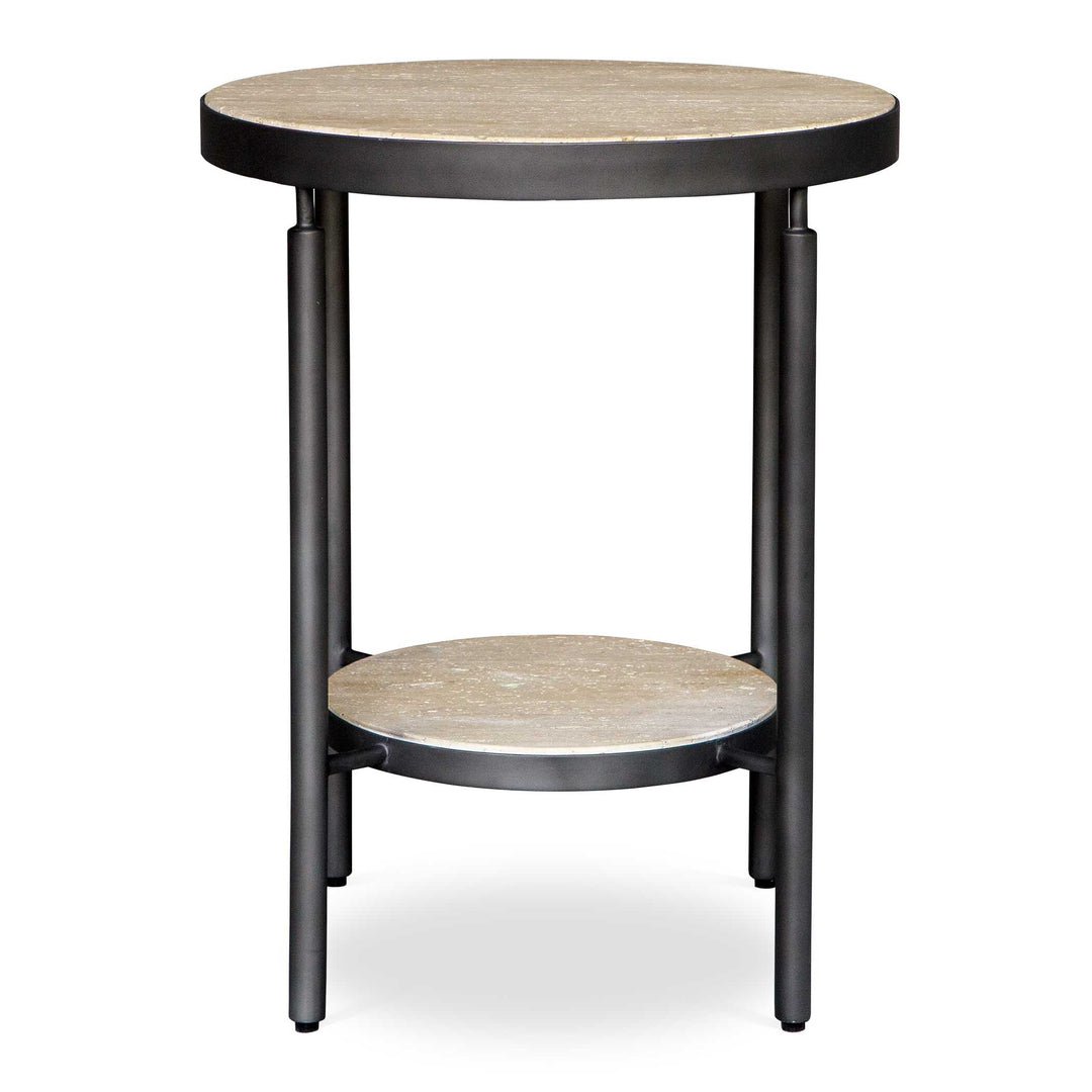 Uttermost Dauntless Travertine Side Table