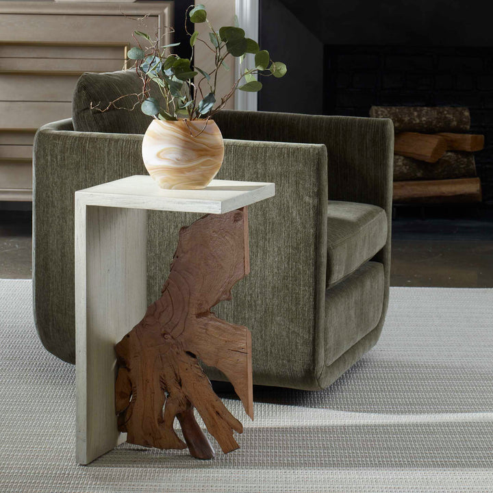 Uttermost Intersect Modern Accent Table