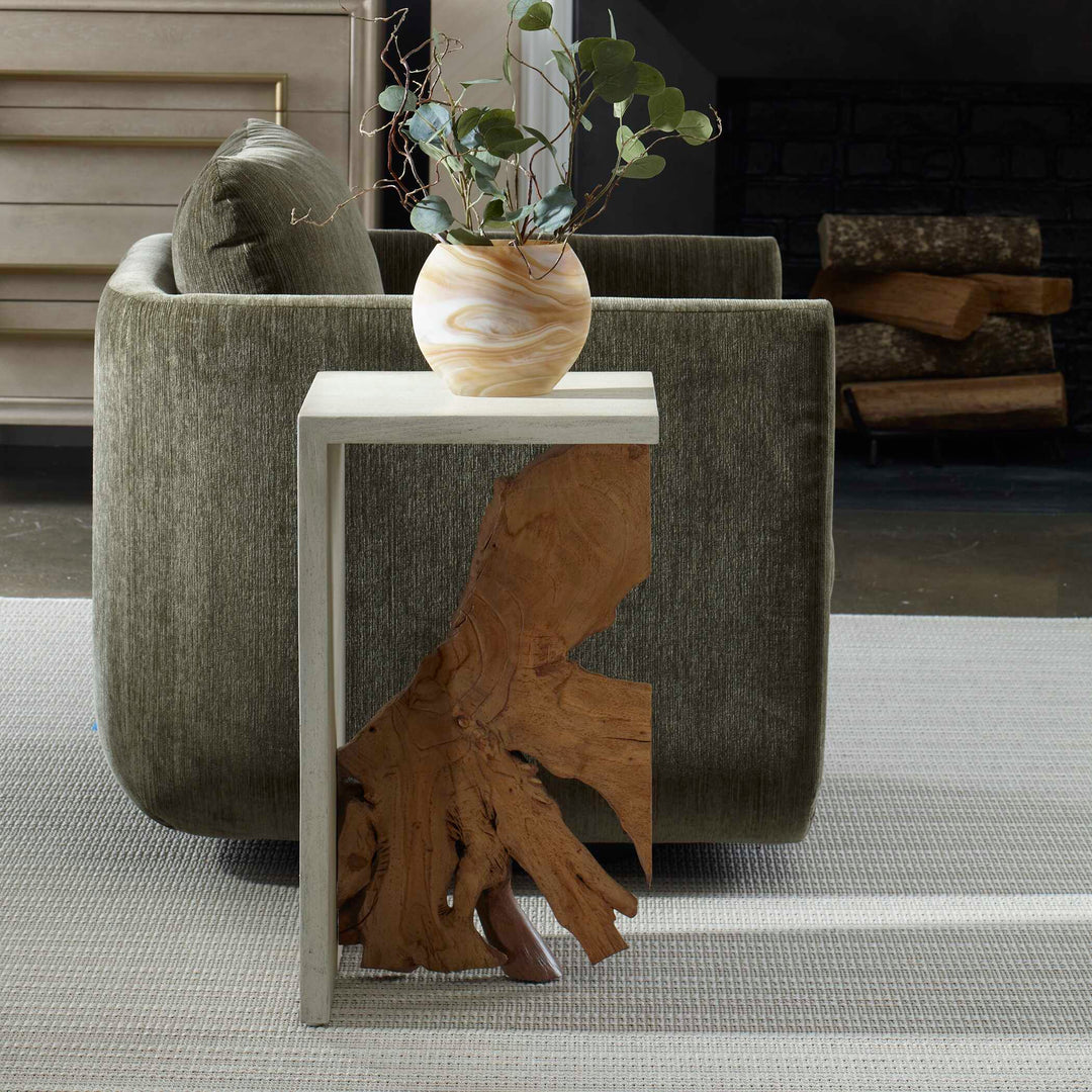Uttermost Intersect Modern Accent Table