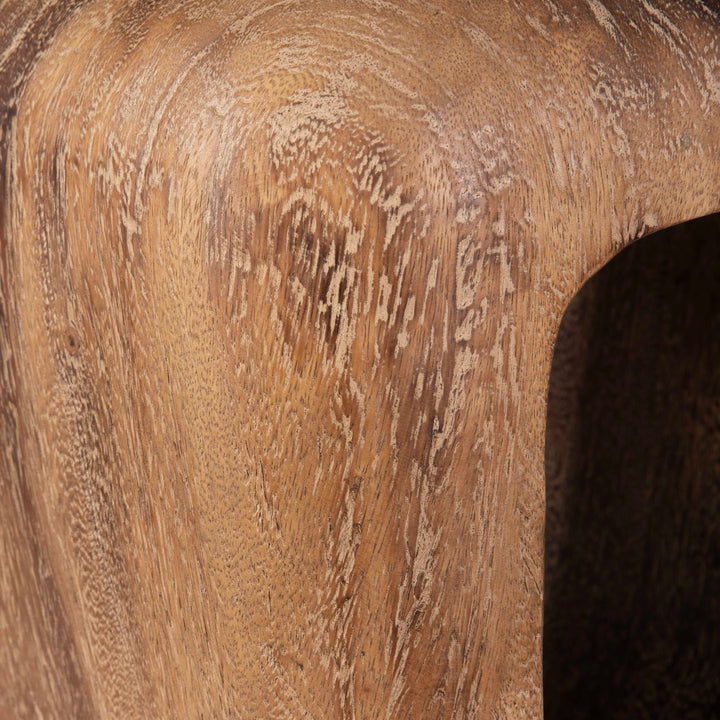 Uttermost Loophole Bleached Wash Accent Stool