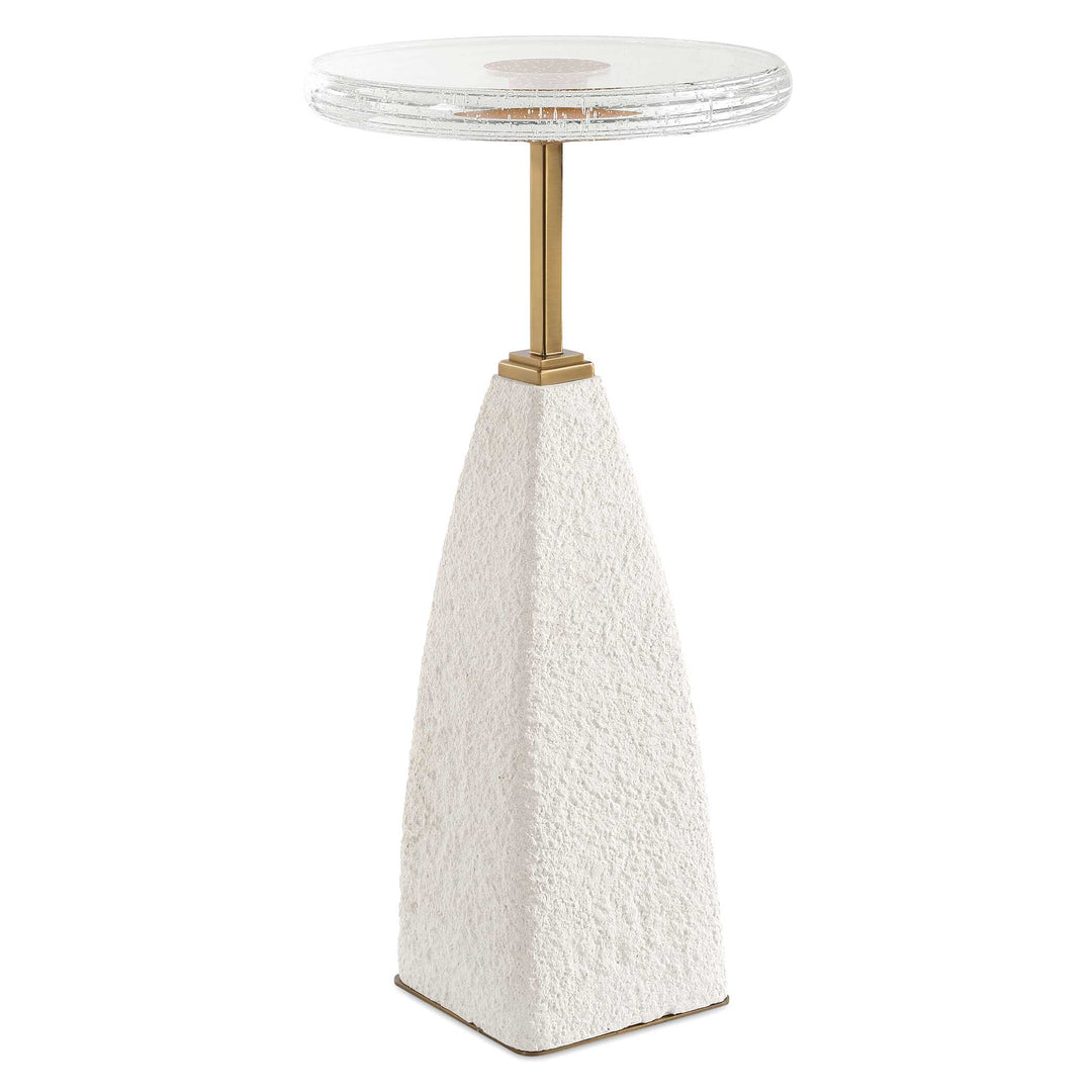 Uttermost Sora Glass Drink Table