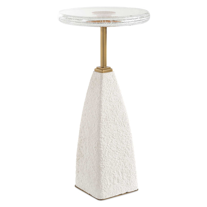 Uttermost Sora Glass Drink Table