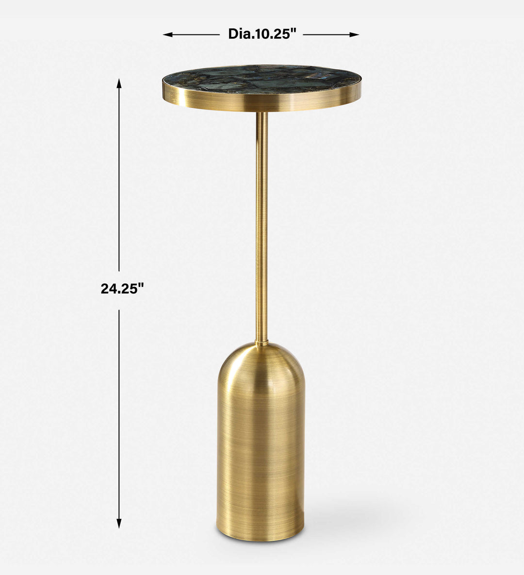 Uttermost Pascal Brass Drink Table