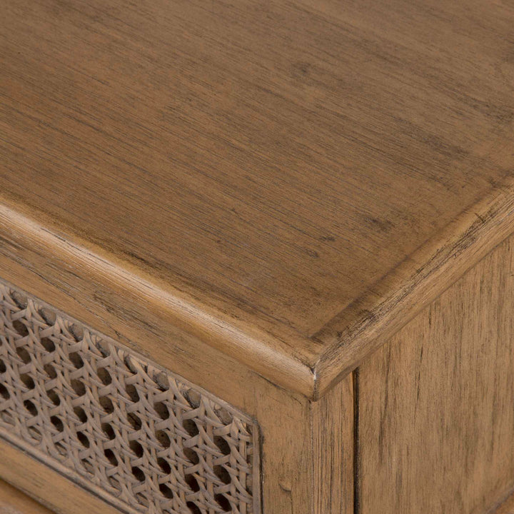 Uttermost Coast Rattan Console Table