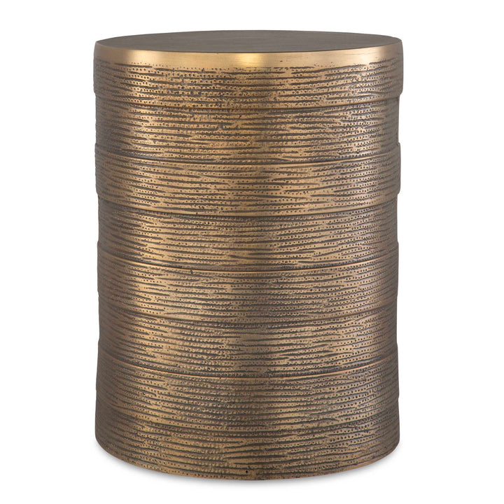 Uttermost Odin Antique Brass Accent Table