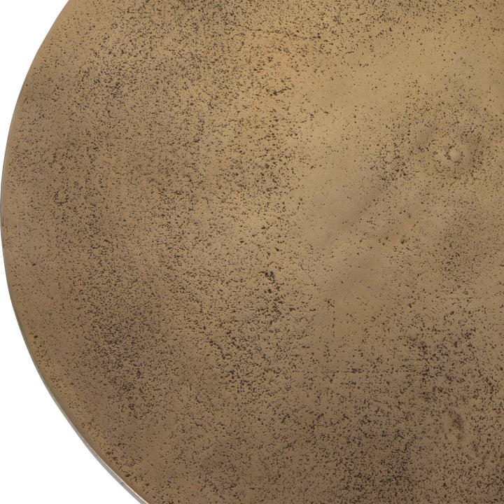Uttermost Antigua Antique Brass Side Table