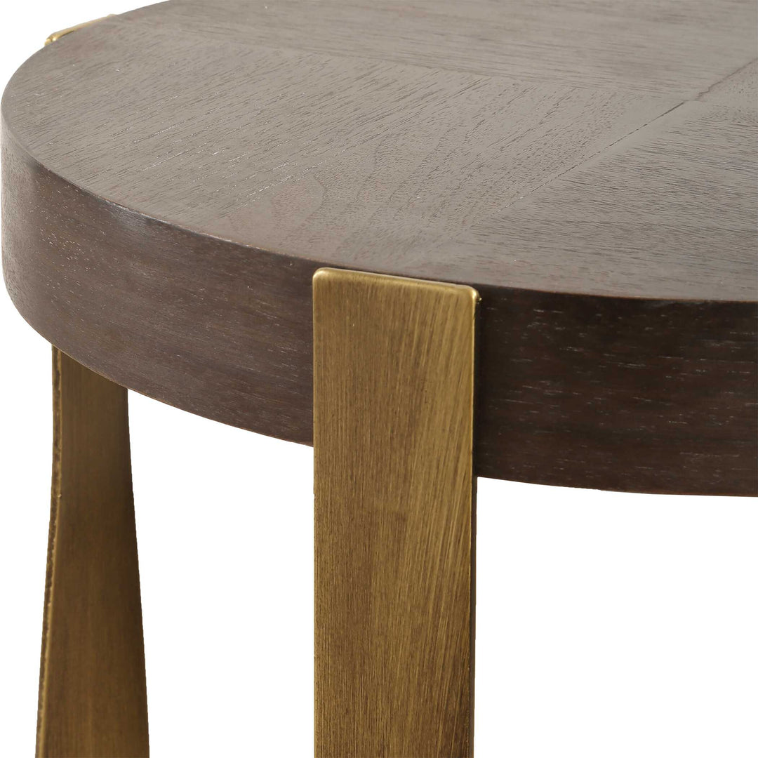 Uttermost Drew Brass Accent Table