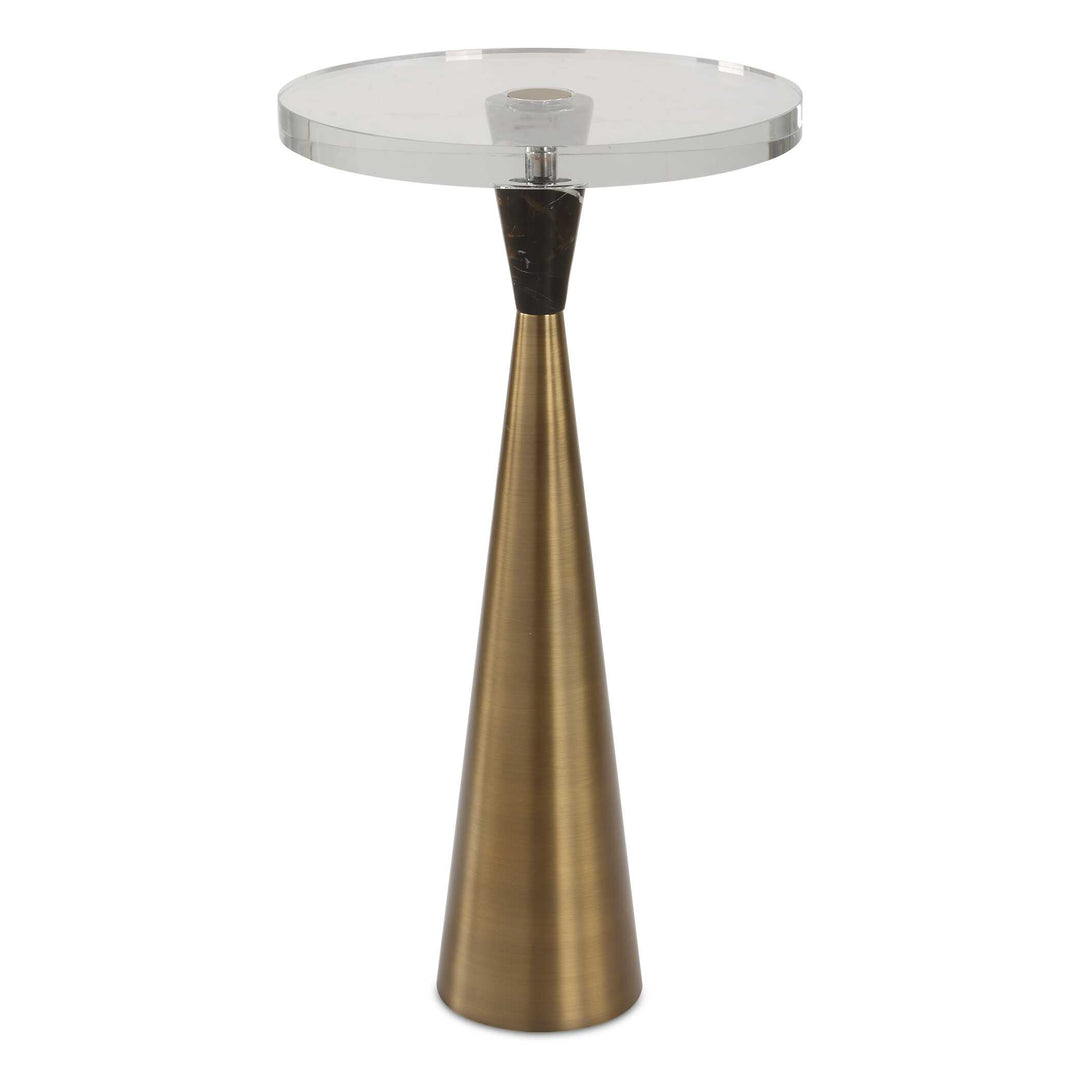 Uttermost Holton Tapered Brass Accent Table
