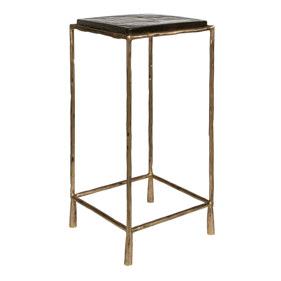 Uttermost Ovard Antiqued Gold Accent Table