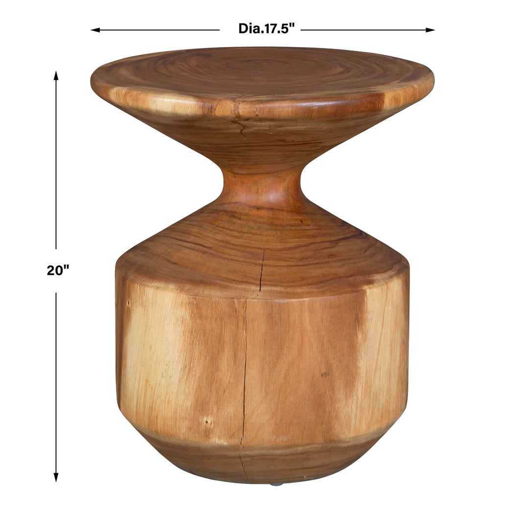Uttermost Lynx Hourglass Accent Table