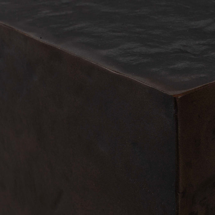 Uttermost Obra Bronze Outdoor Side Table