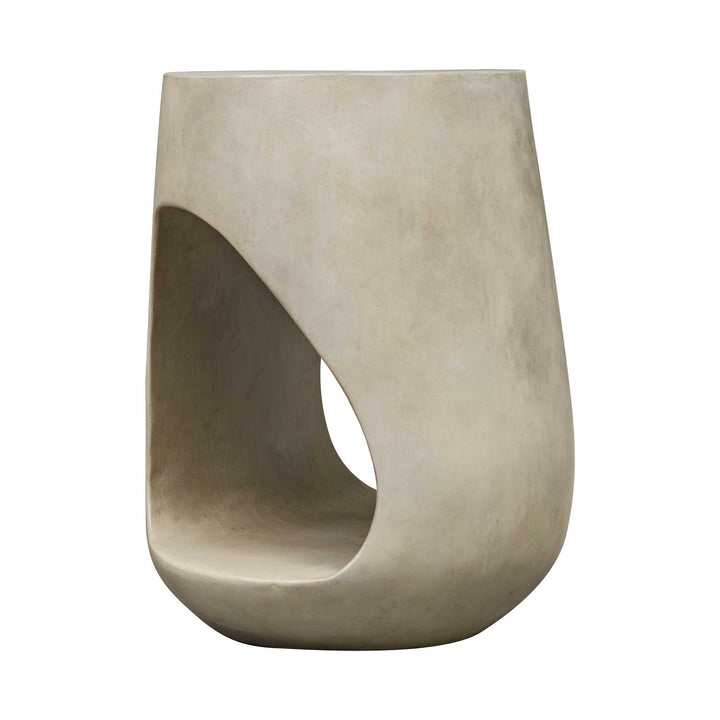 Uttermost Lithos Gray Outdoor Accent Table