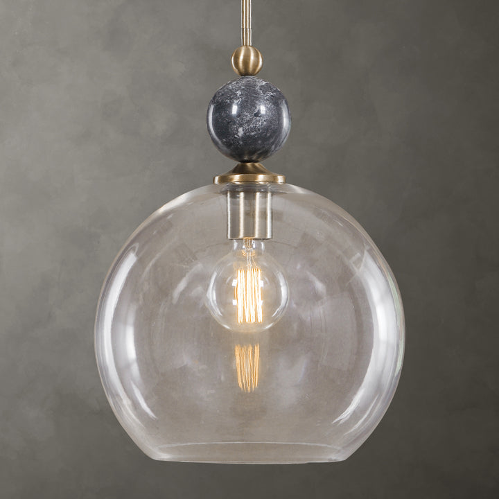 Uttermost Mendota 1 Light Glass Pendant