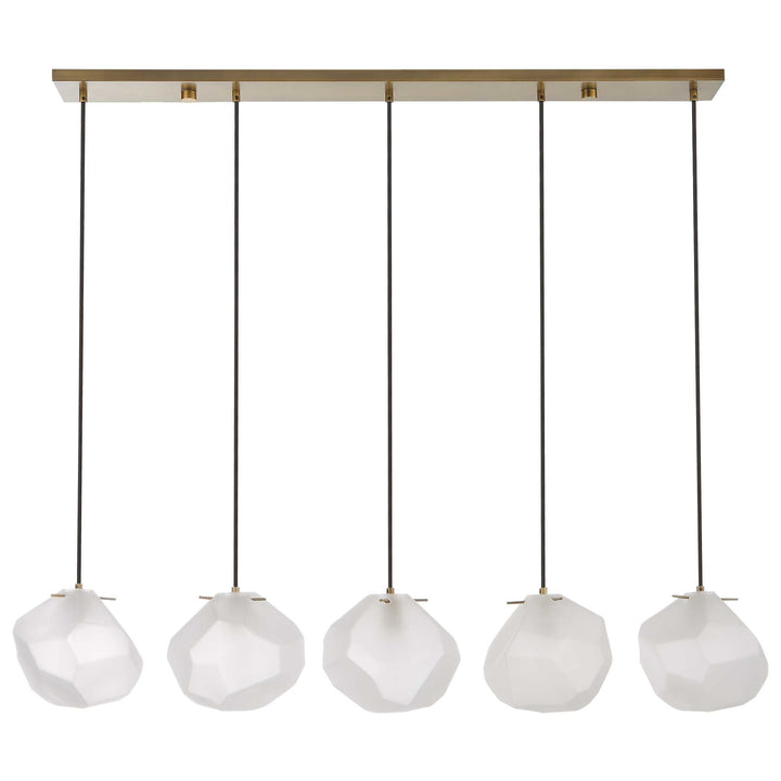 Uttermost Geodesic 5 Light Linear Pendant