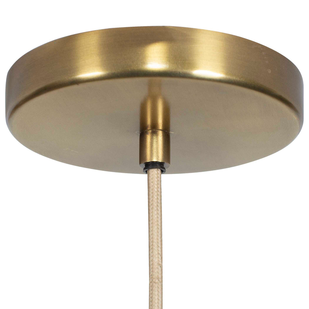 Uttermost Murmur Woven Brass 1 Light Pendant