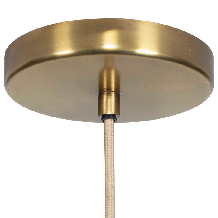Uttermost Murmur Woven Brass 1 Light Pendant