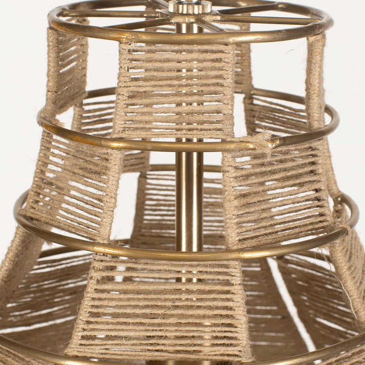 Uttermost Hestia 1 Light Natural Rope Pendant