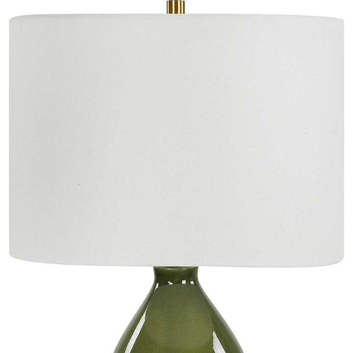 Uttermost Gourd Green Table Lamp