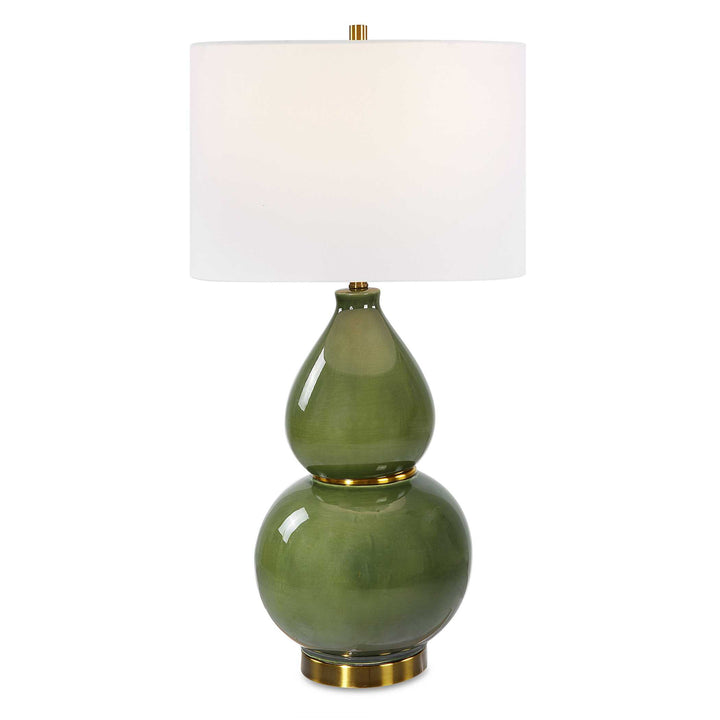 Uttermost Gourd Green Table Lamp
