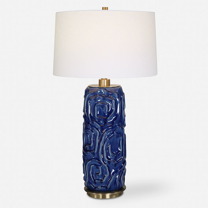Uttermost Zade Blue Table Lamp