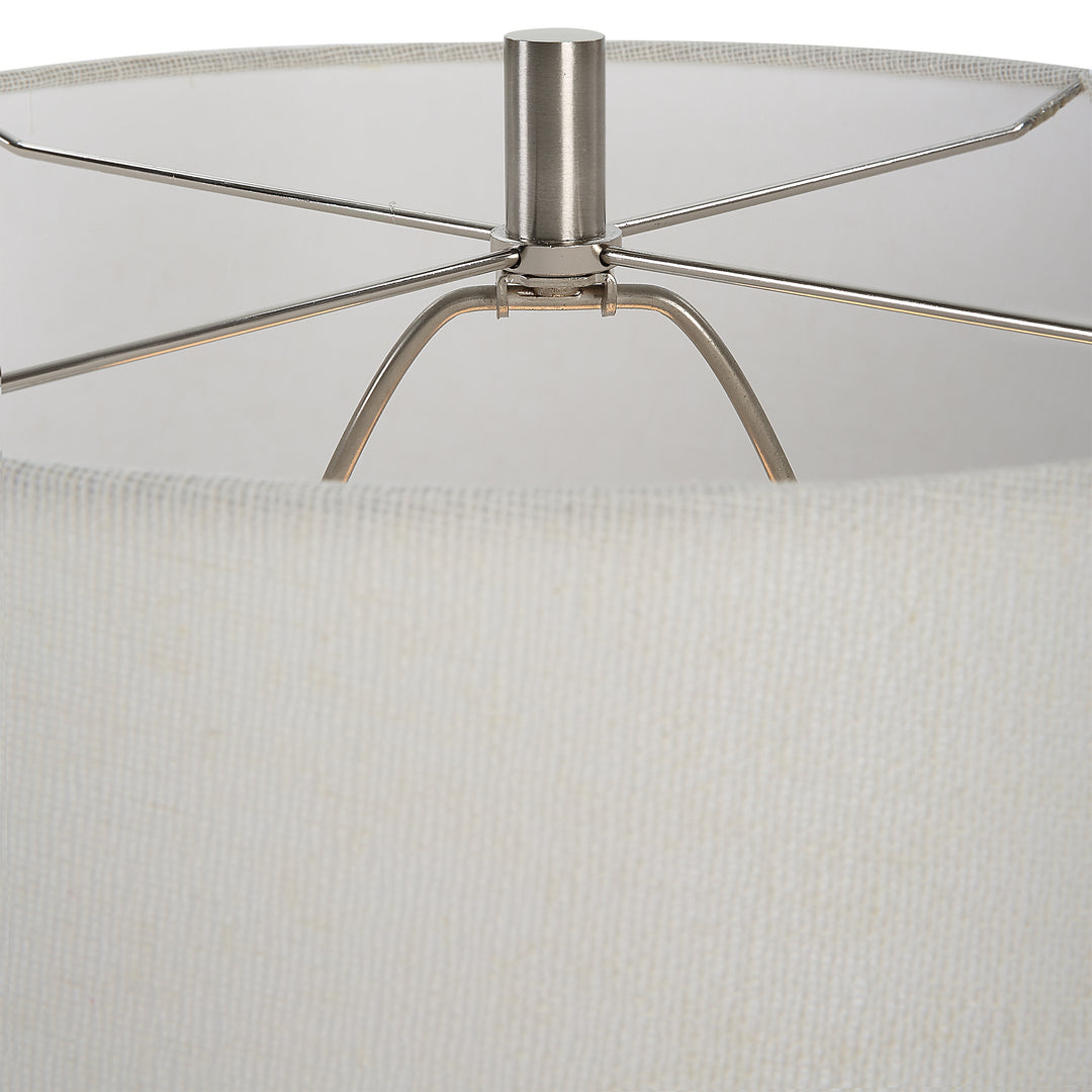 Uttermost Opal Gloss White Table Lamp